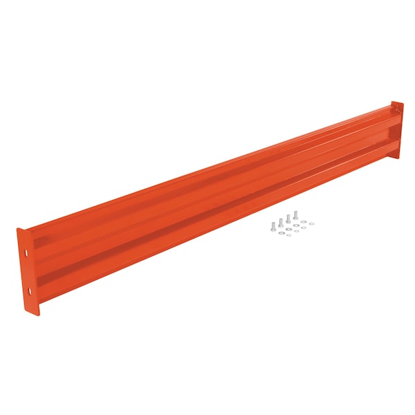 Vestil Bolt-On Style Guard Rail 9 Ft Orange GR-F2R-BO-9-OR - main